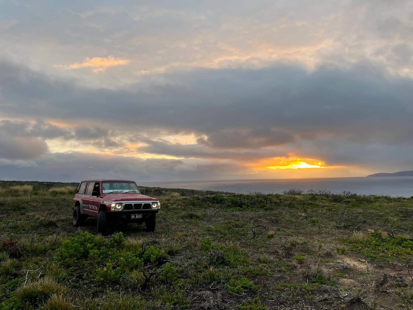 Customer photo review of 7" 'Angry Eye' Bi-LED Headlights