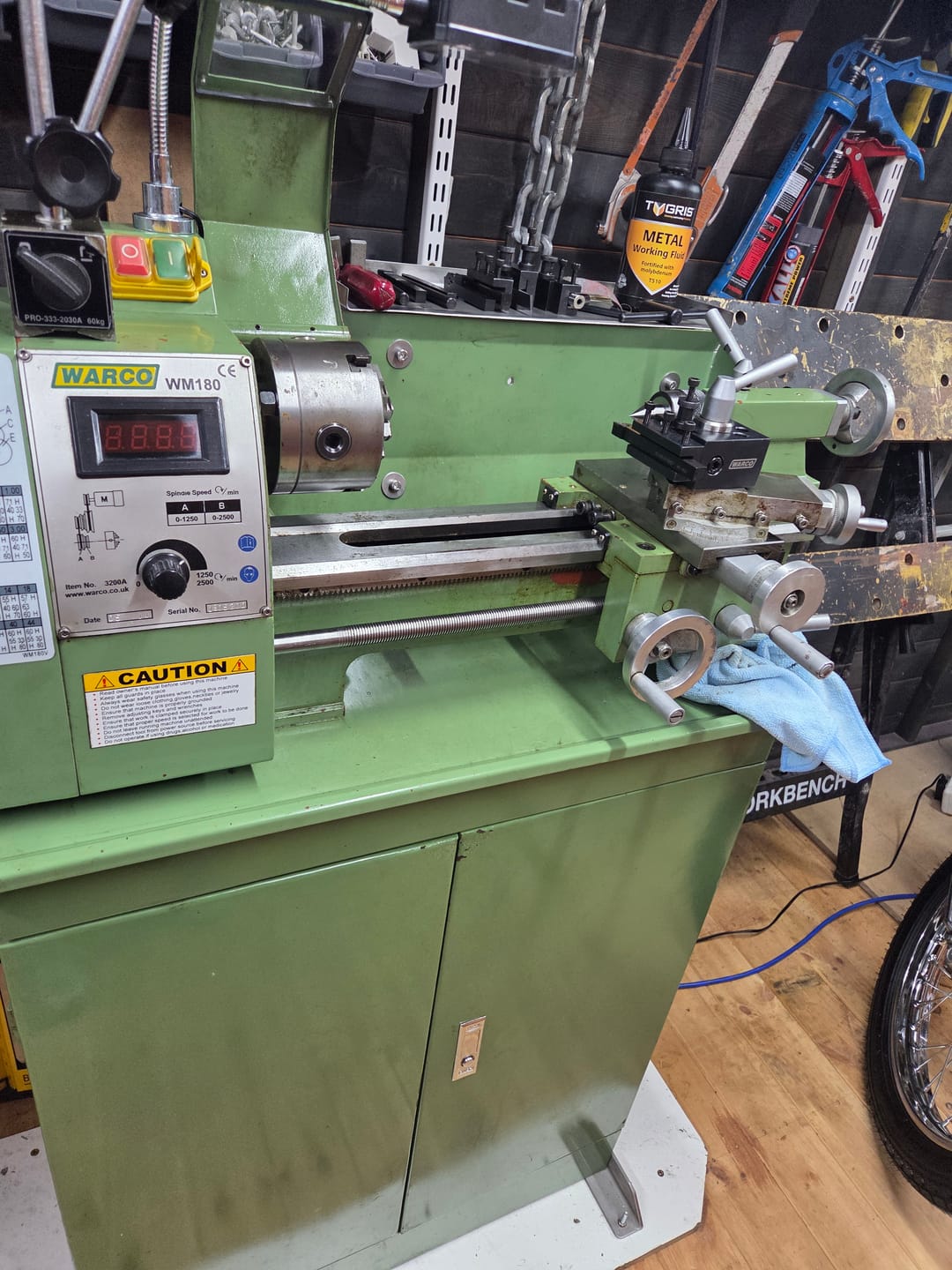 Customer photo review of Quick Change Tool Post - Mini Lathe, WM180/WM210G - Set