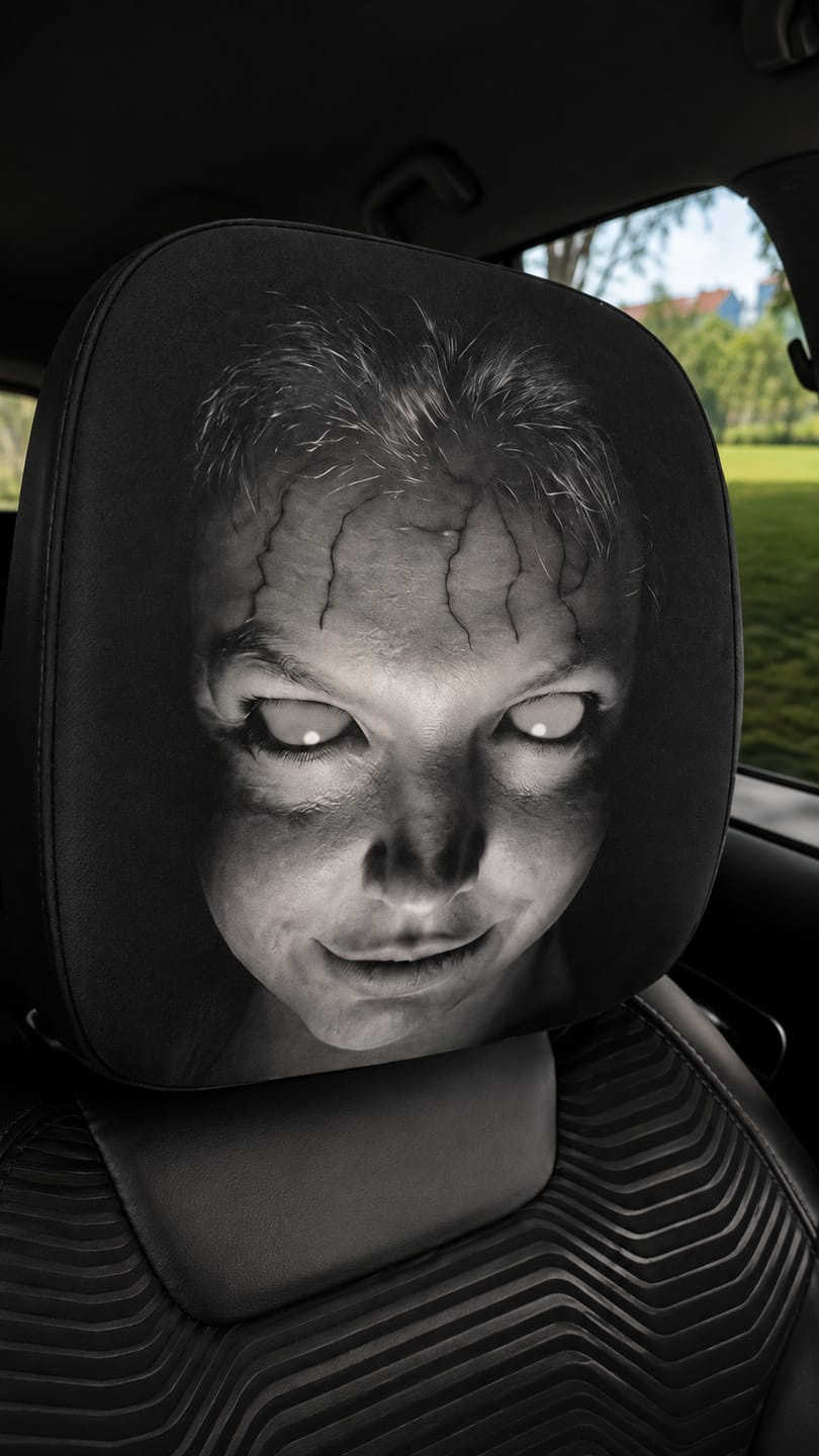 Customer photo review of Headboard cover horror