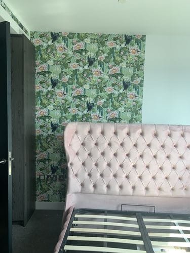 Customer photo review of Harris Chesterfield Winged Designer Bed