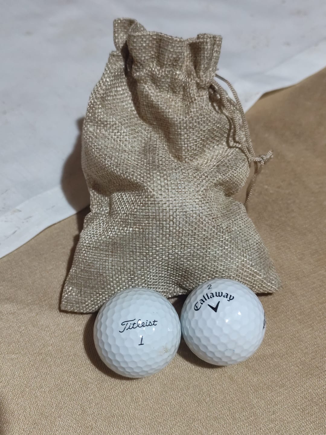 Customer photo review of Mix 12 Pelotas de Golf Usadas — Grado AAA