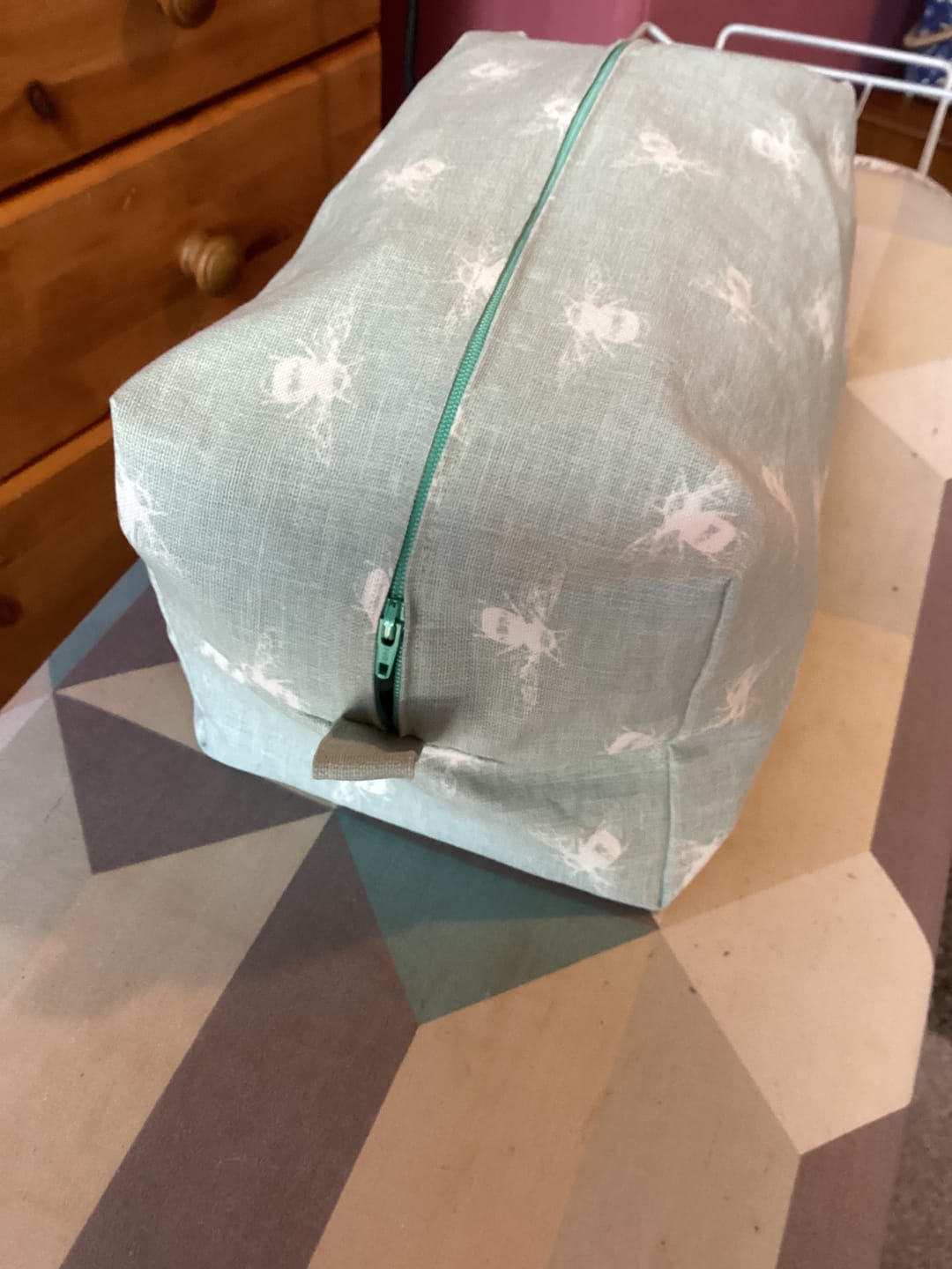 Customer photo review of Soft Bees Cotton Canvas Fabric