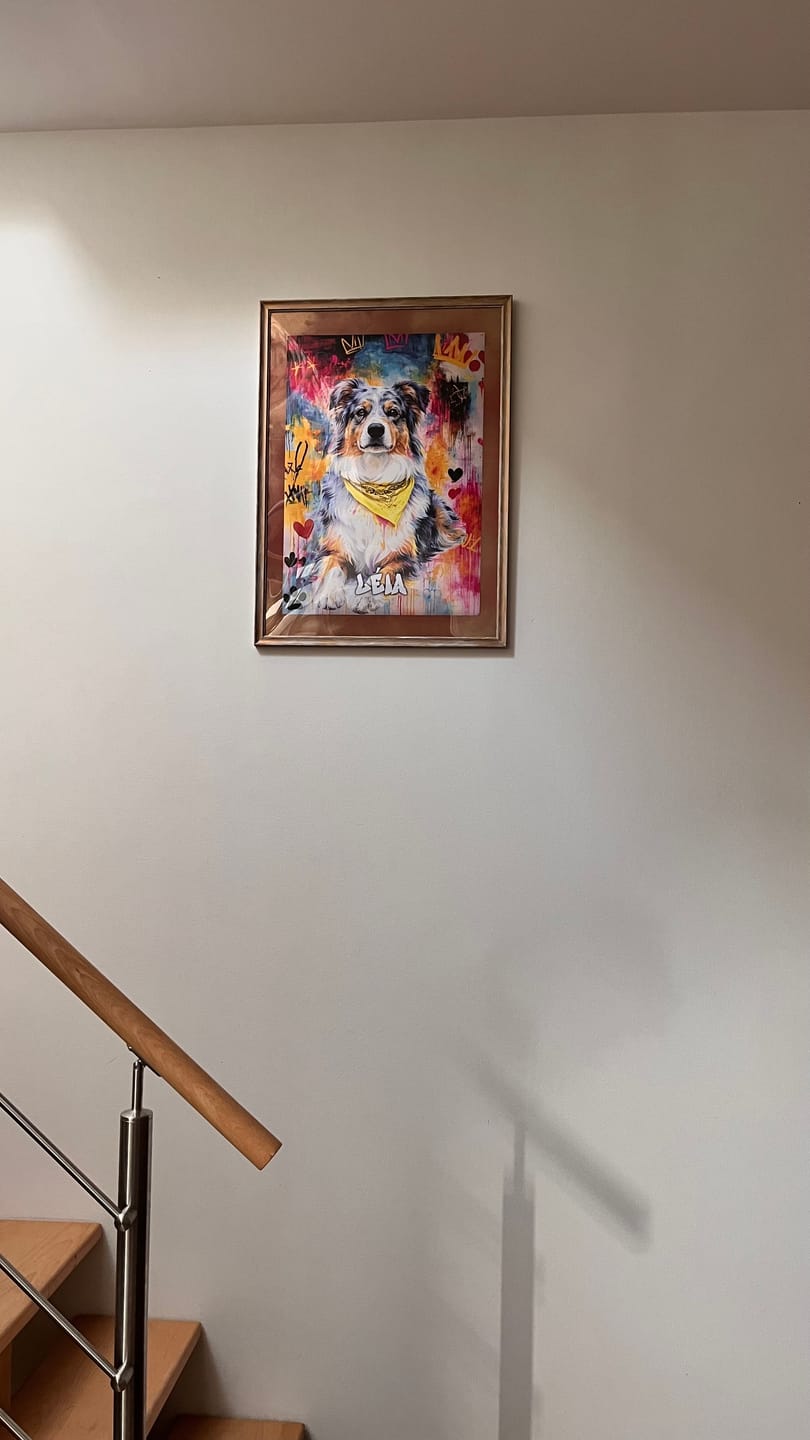 Customer photo review of Le graffiti - Poster personnalisé