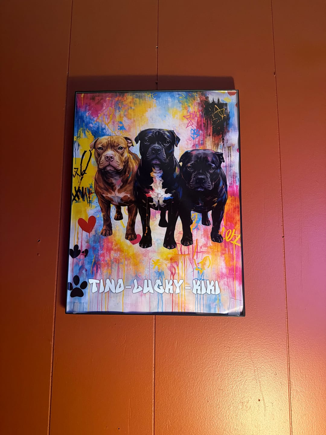 Customer photo review of Graffiti - Personalized Poster