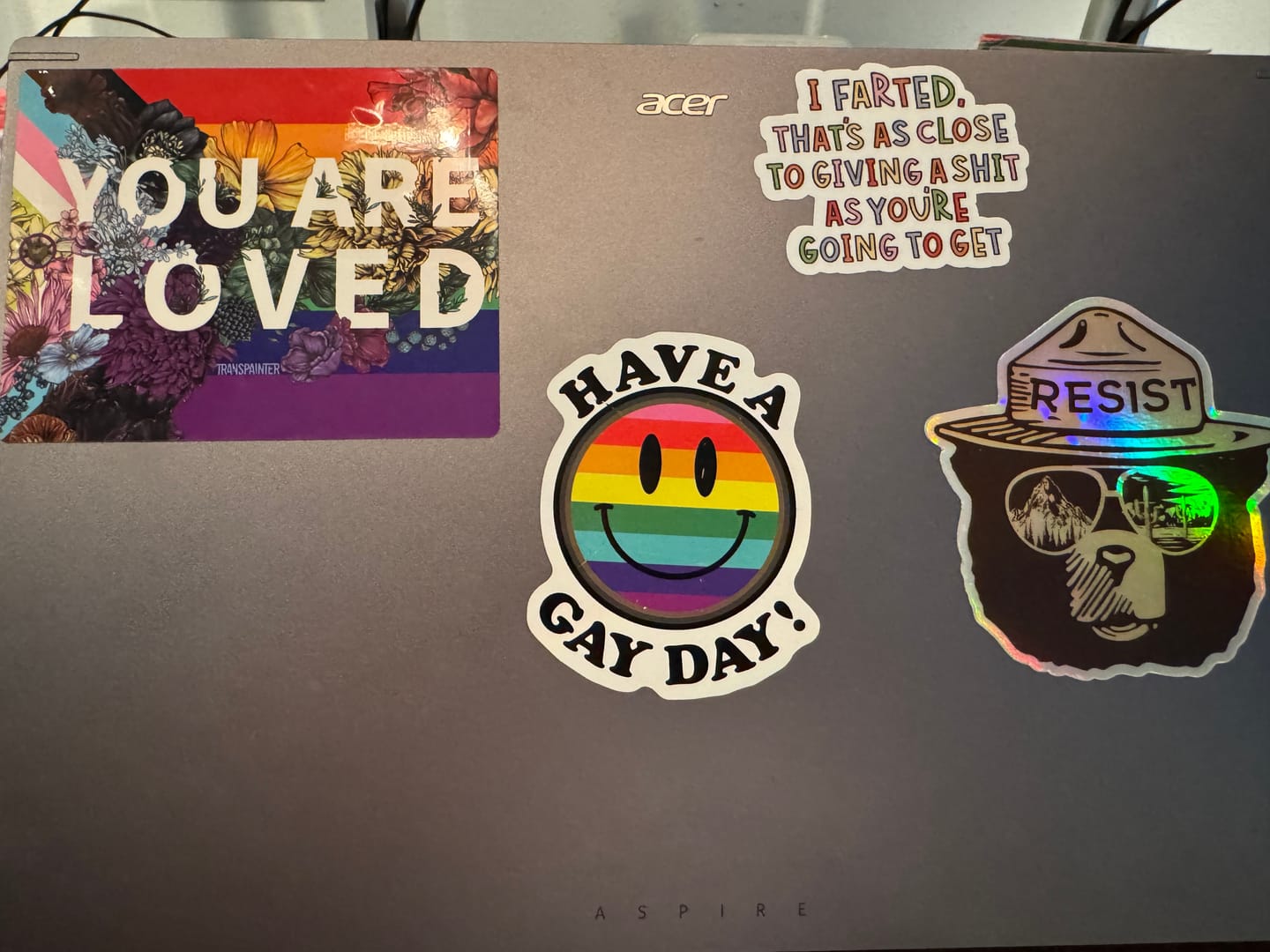 Customer photo review of I Farted Sticker