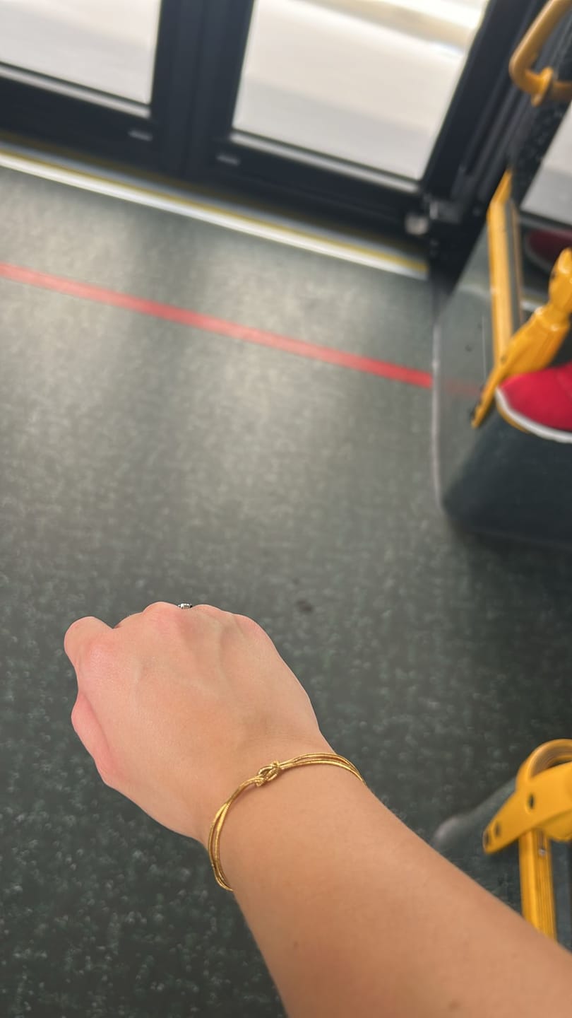 Customer photo review of Verbindungsknoten Armband