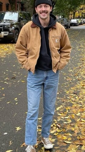 Customer photo review of Vintage Cropped Tan Carhartt Jacket™