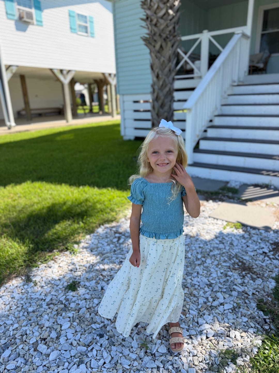 Customer photo review of Forget Me Knot Maxi Skirt