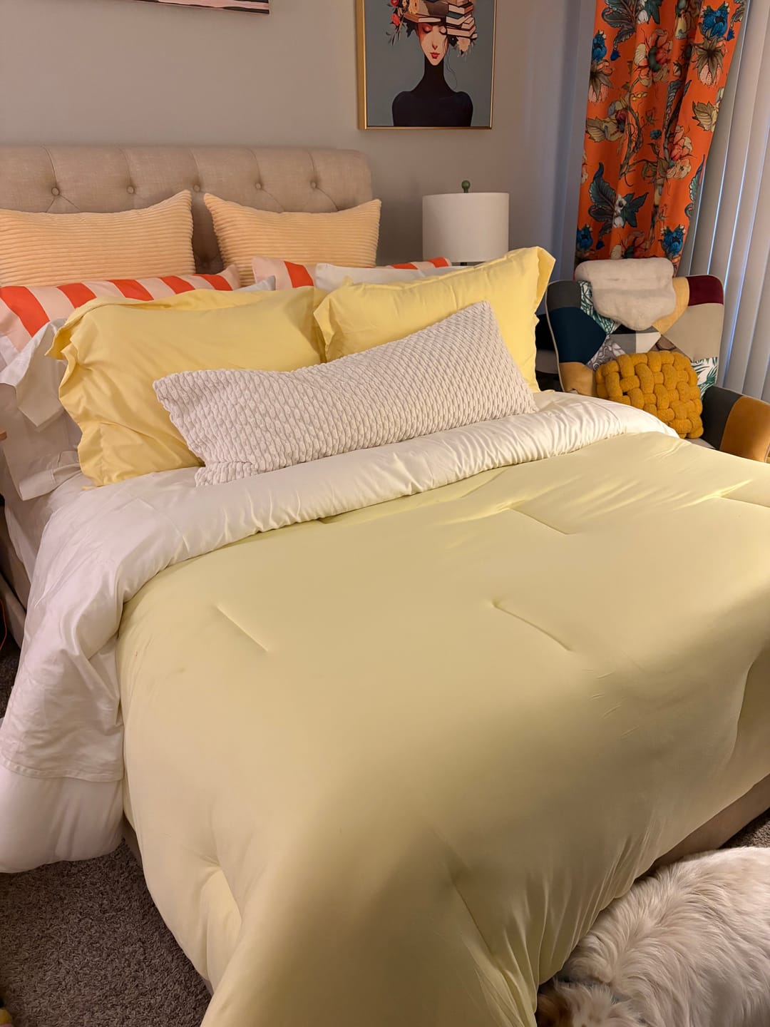 Customer photo review of MarshMellow Comforter