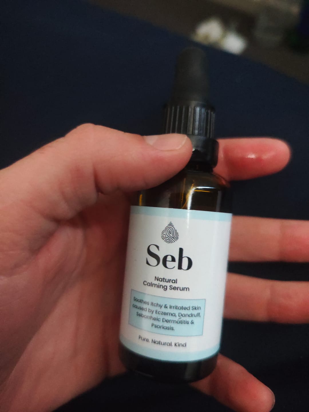 Customer photo review of Seb Natural Calming Serum