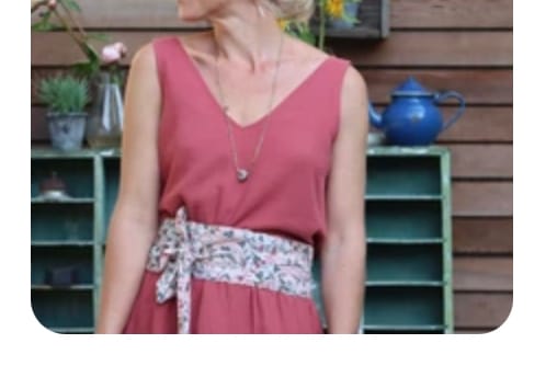 Customer photo review of Débardeur Félicie - Double gaze de coton terracotta