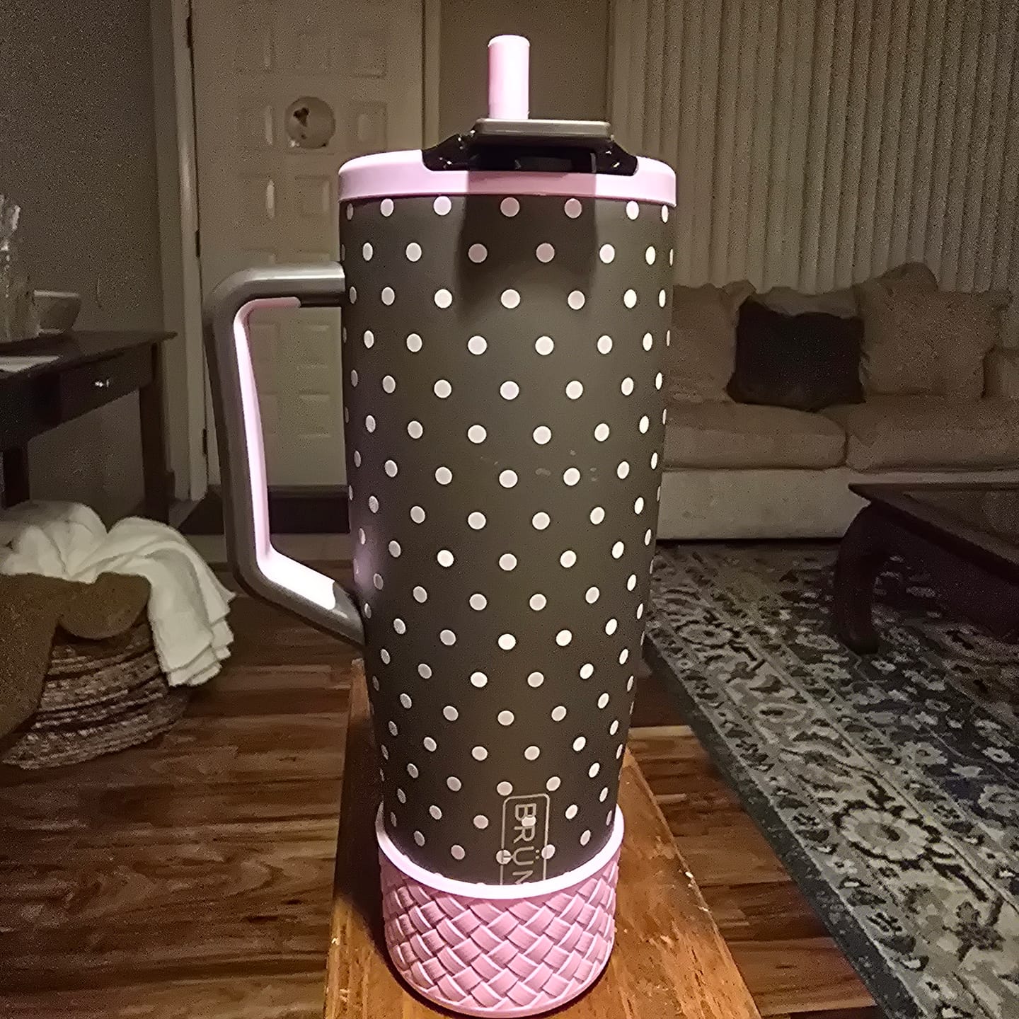 Customer photo review of Basketweave Bubblegum Boot
