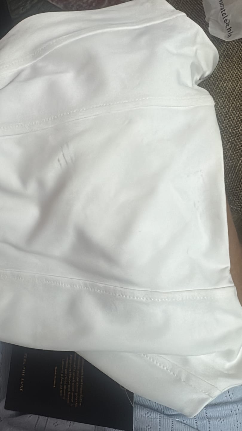 Customer photo review of Anelina Satin Draped Maxi Gown in White