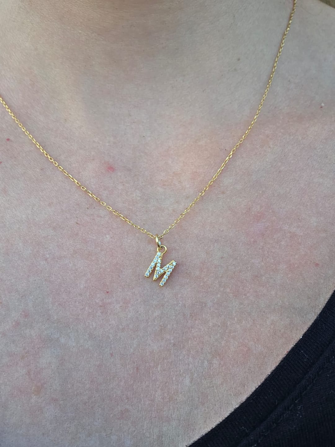 Customer photo review of Collar Little Inicial