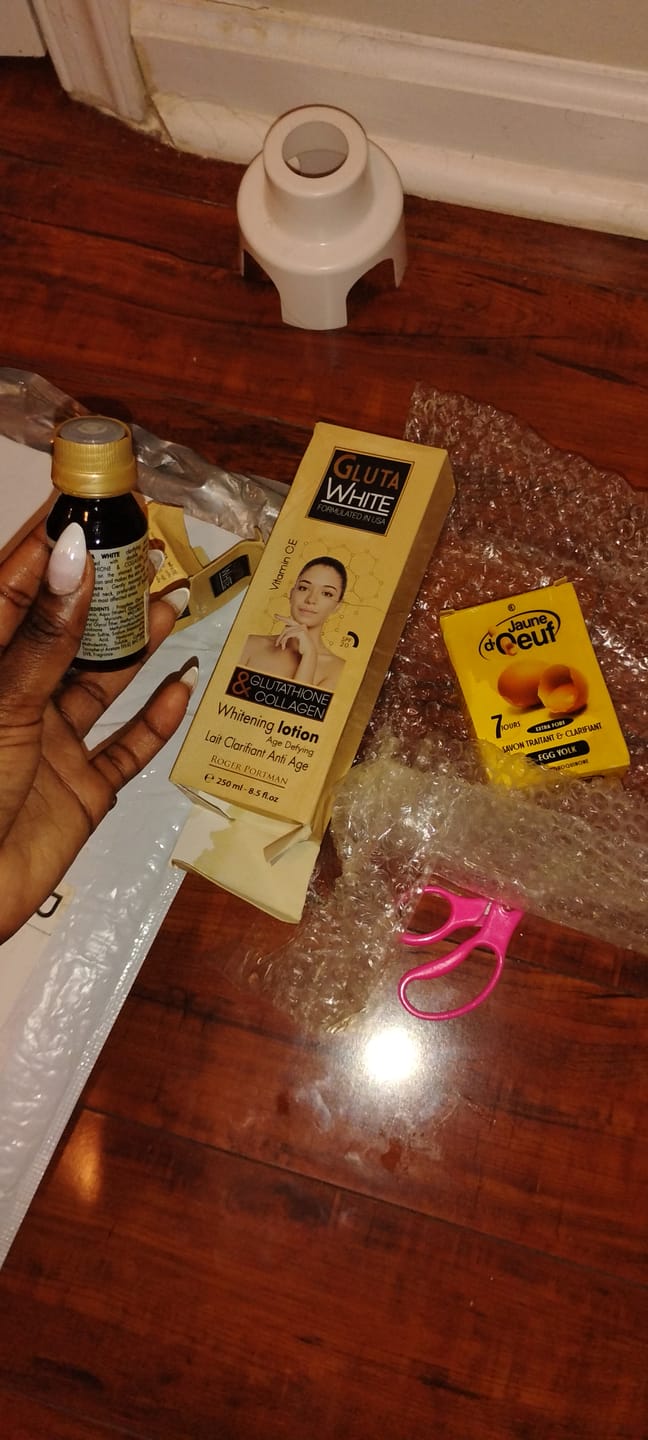 Customer photo review of Gluta White Serum Glutathione & Collagen Double Serum 2floz