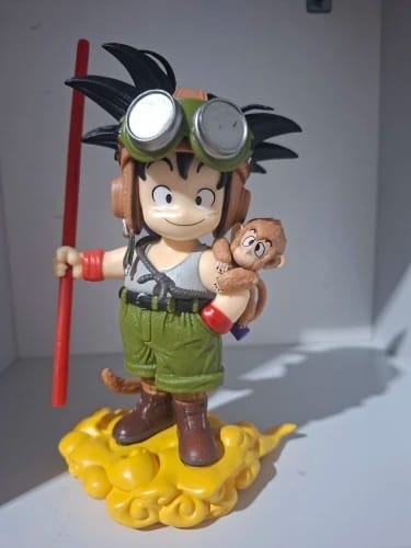 Customer photo review of Goku Young Adventurer "Journey to the West" Style 16cm Figure with Power Pole, Flying Nimbus & Small Monkey Companion