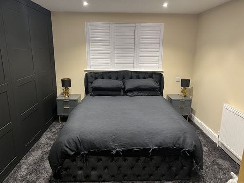 Customer photo review of Brompton Wing Back Chesterfield Designer Bed