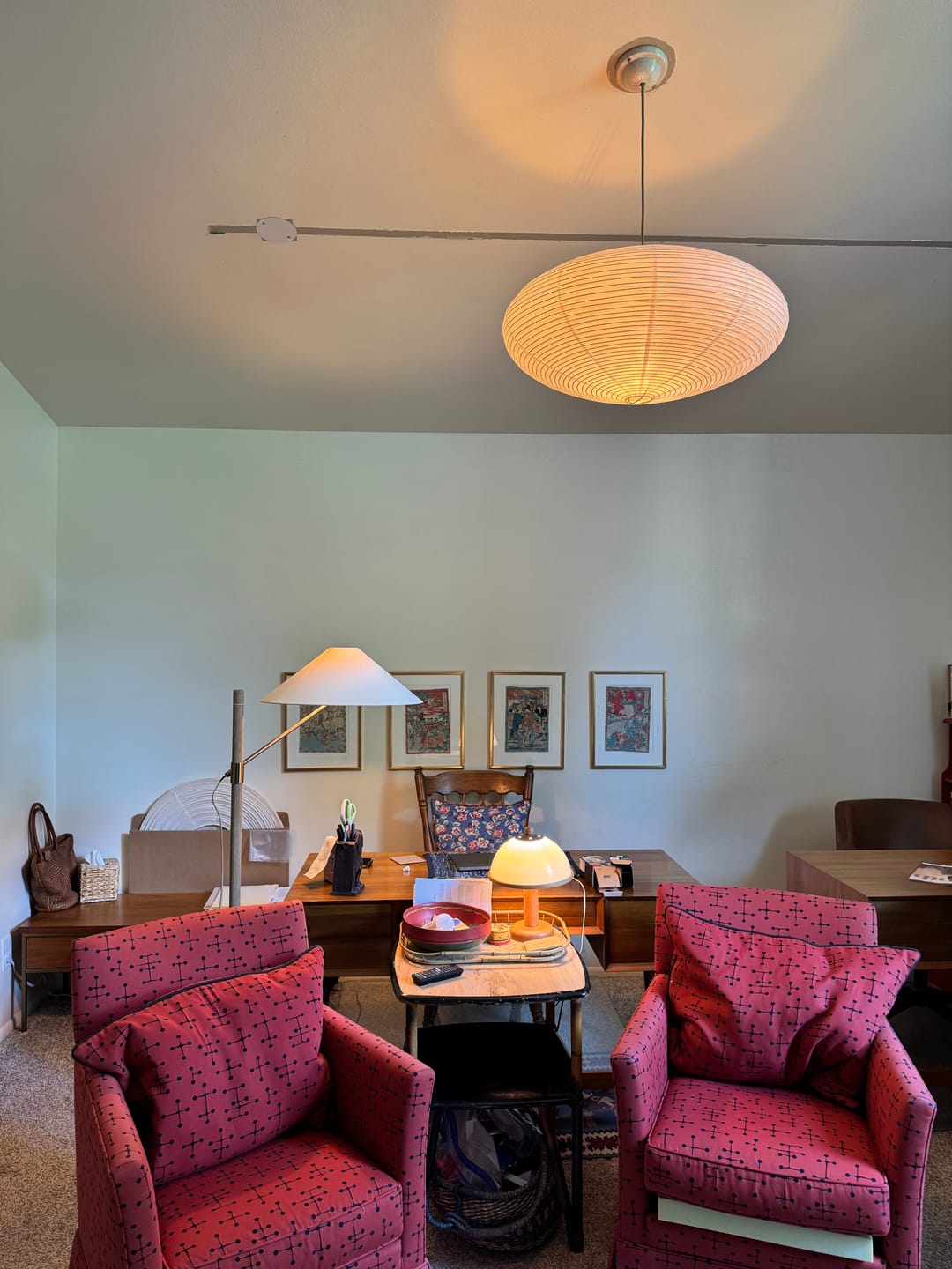 Customer photo review of Ellipse Washi Paper Pendant Lampshade