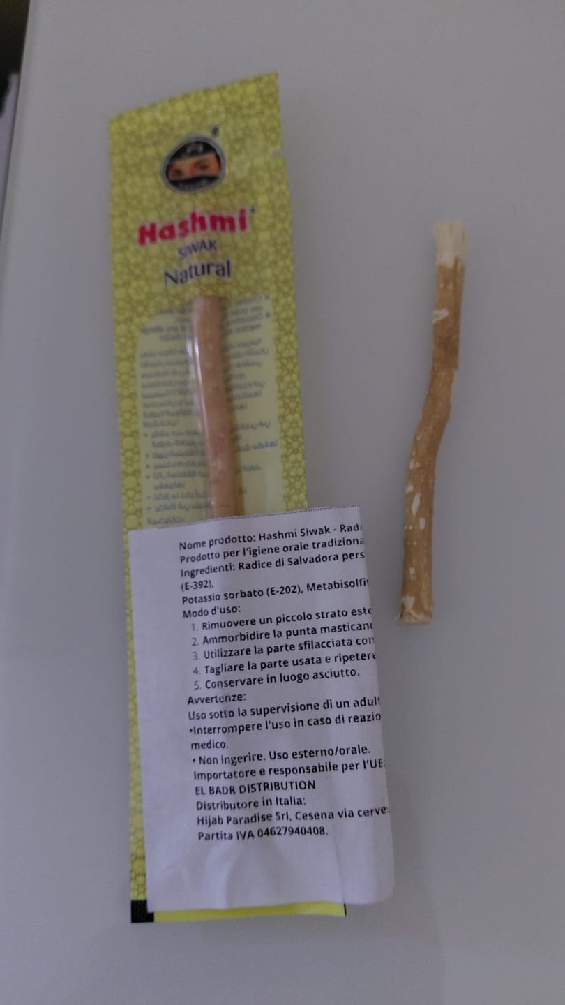 Customer photo review of Siwak Miswak - spazzolino naturale
