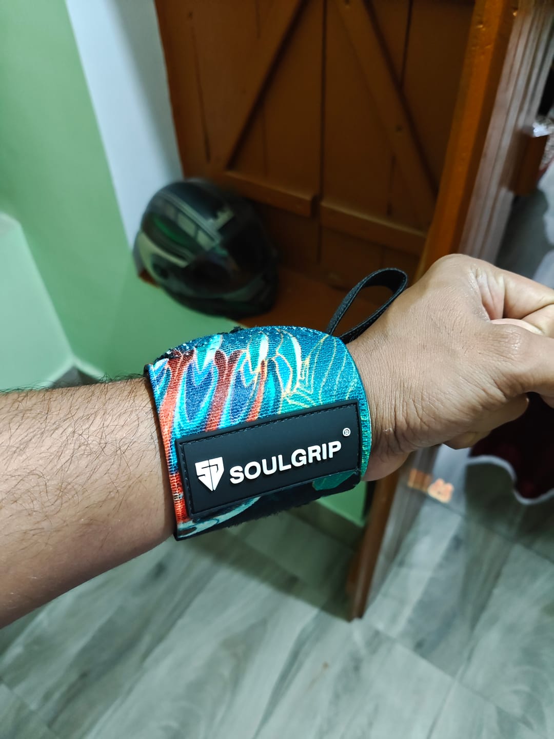 Customer photo review of Thunderstrike Wrist Wrap