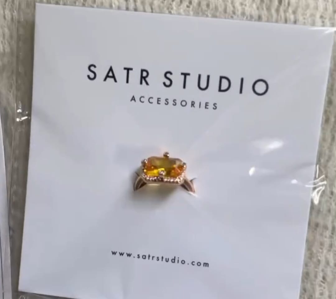 Customer photo review of Zircon Ring
