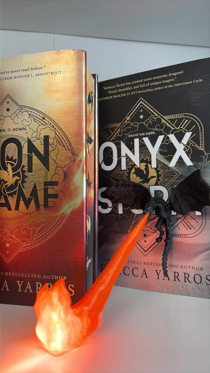 Customer photo review of 3D Fire-Breathing Dragon with Glowing Flame