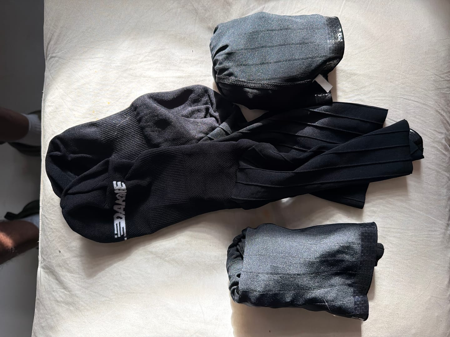 Customer photo review of AERO SOCKS - BLACK