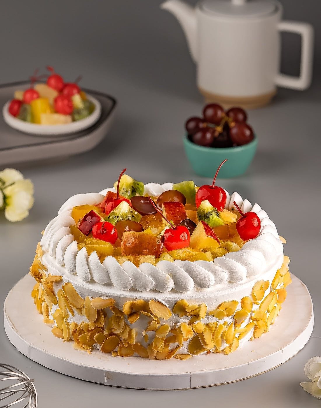 Customer photo review of Fresh Fruit Cake