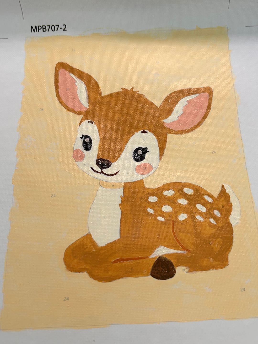 Customer photo review of 6 Mini Paintings - Woodland Friends Set