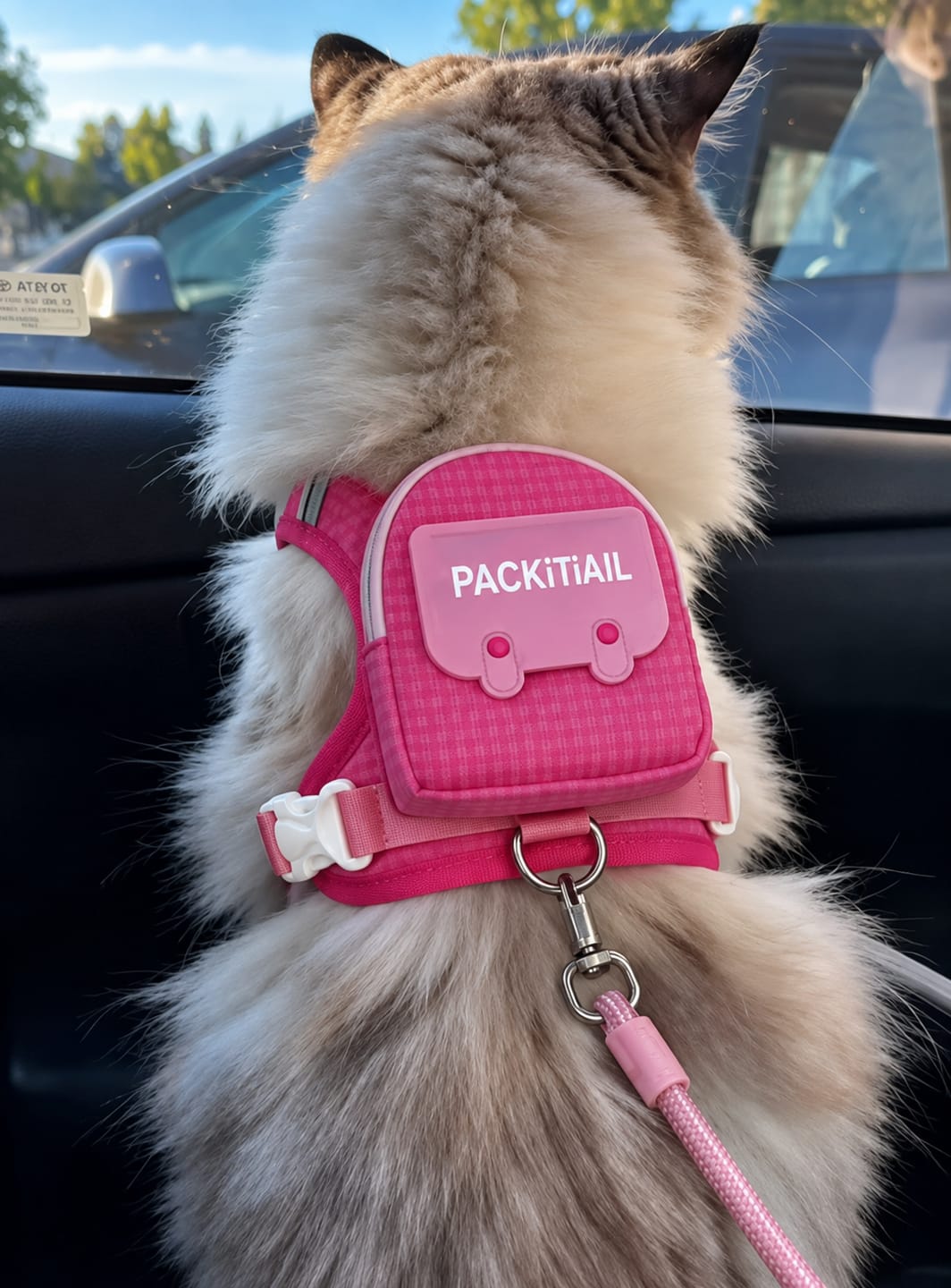 Customer photo review of PACKiTAIL™ Pet Backpack Harness