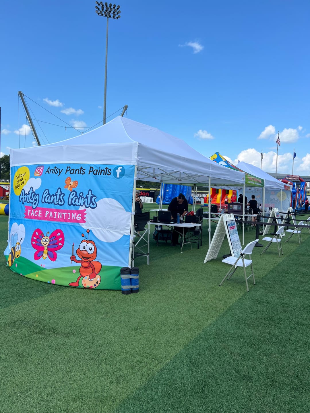 Customer photo review of ABCCANOPY S1 Nova Base™-Frame Heavy Duty Pop Up Canopy Tent with Sidewalls 4-Pack