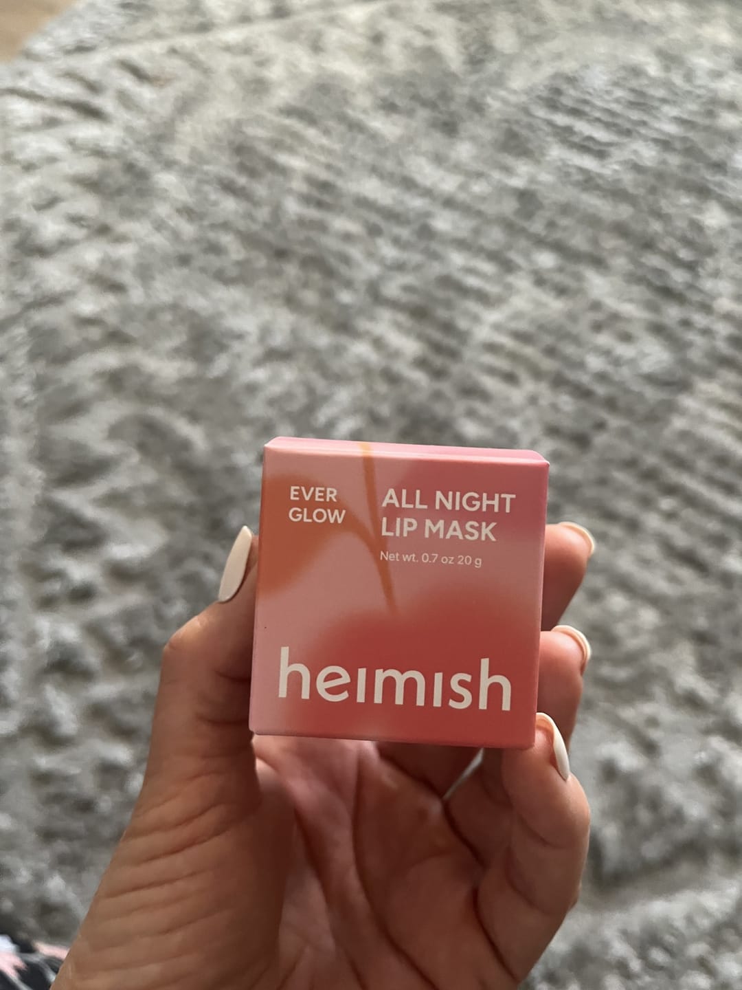 Customer photo review of Nakts lūpu maska Heimish Ever Glow All Night Lip Mask