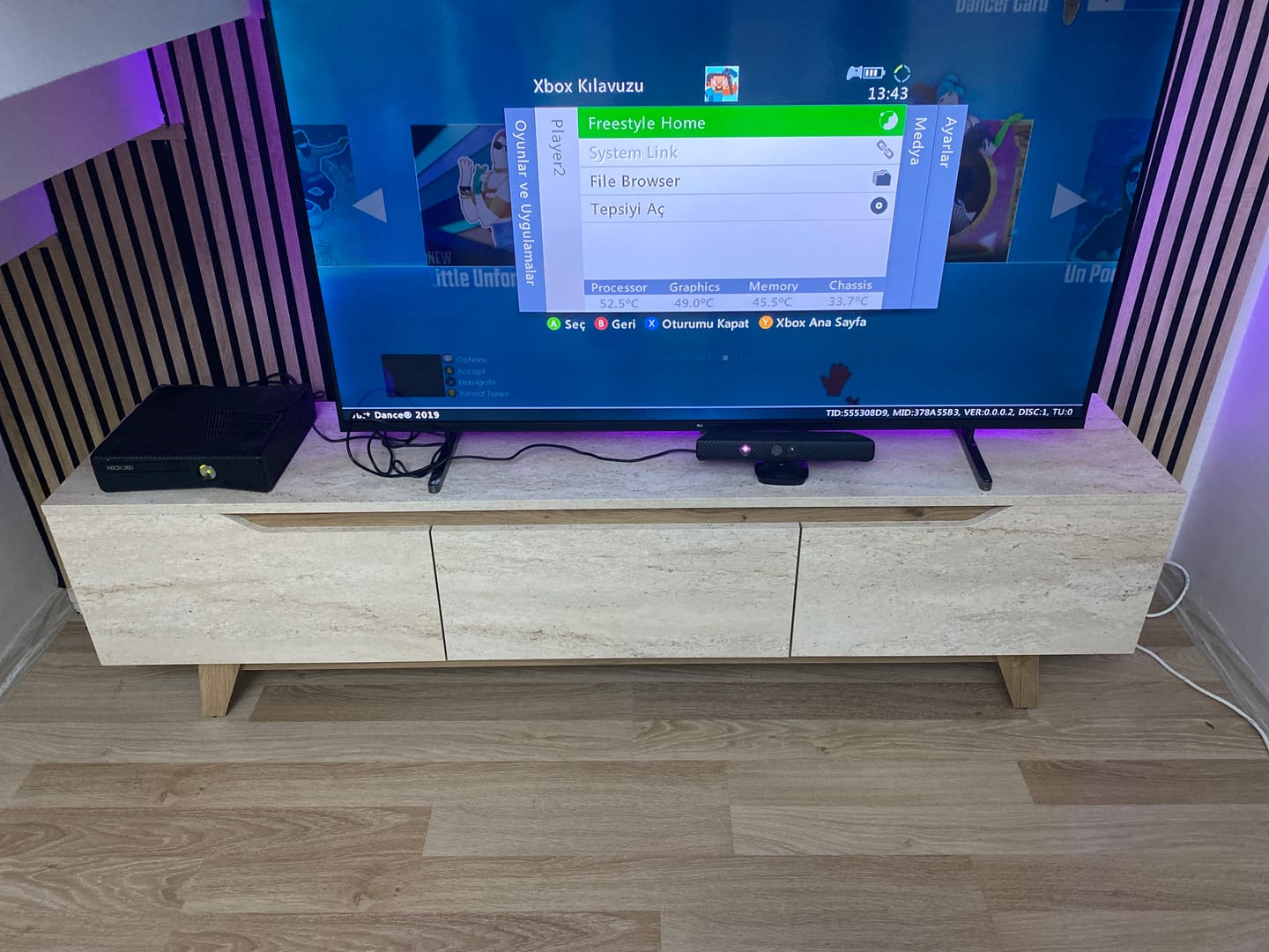 Customer photo review of Rani AA168 Tv Ünitesi Modern Ayaklı Tv Sehpası Traverten - Sepet Ceviz