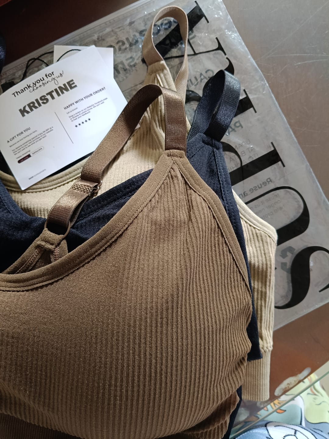 Customer photo review of FETTLE bra - seamless sports bra