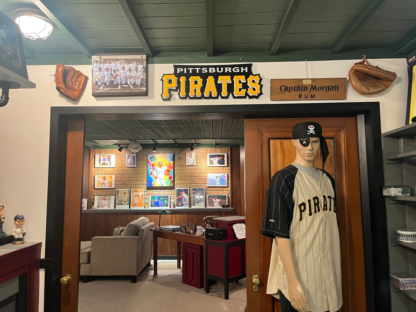 Customer photo review of Pittsburgh Pirates Script Logo 3D Metal Wall Art