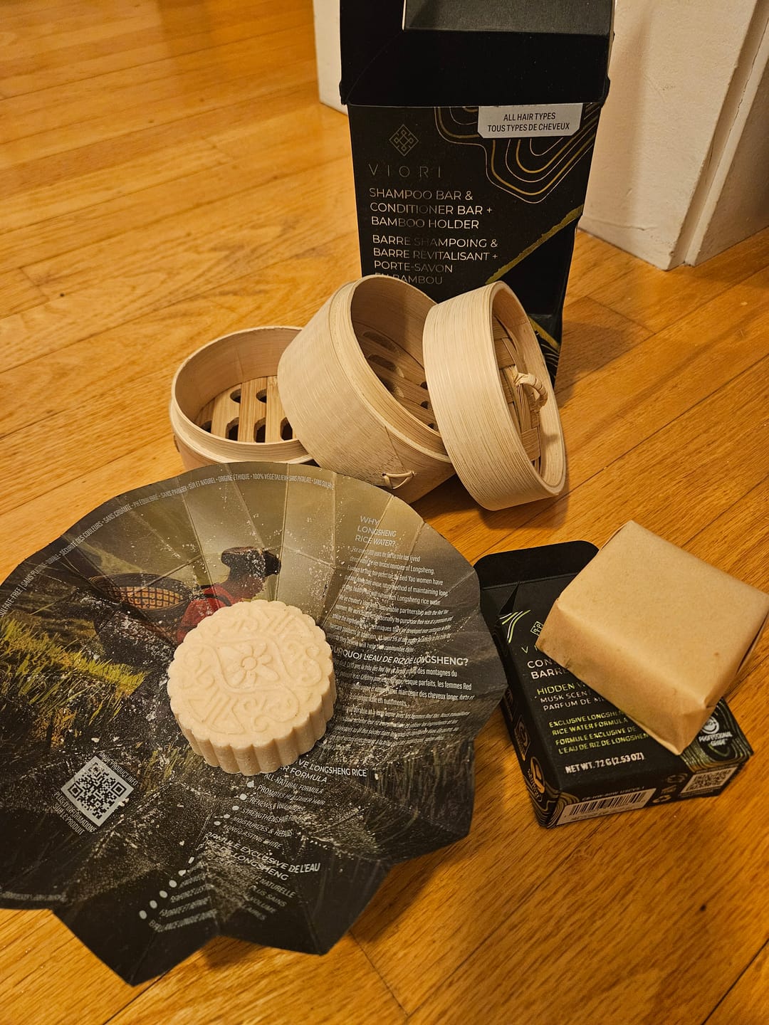 Customer photo review of Shampoo + Conditioner + Bar Holder Bundle | VIORI