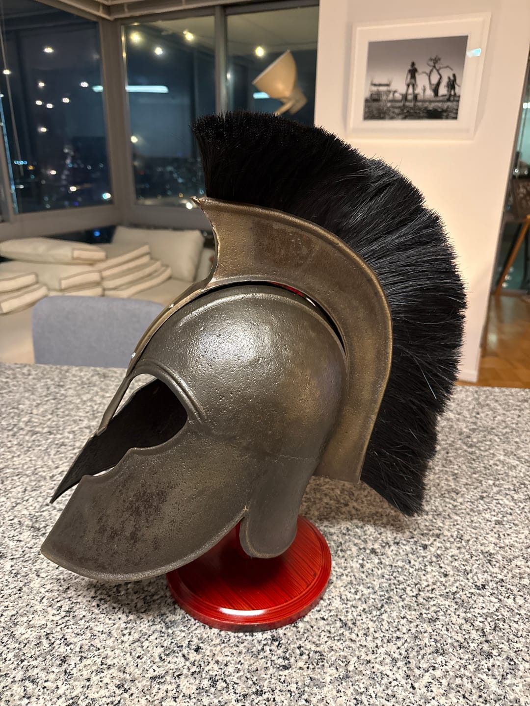 Customer photo review of Great Achilles, Trojan Warrior - Troy Helmet