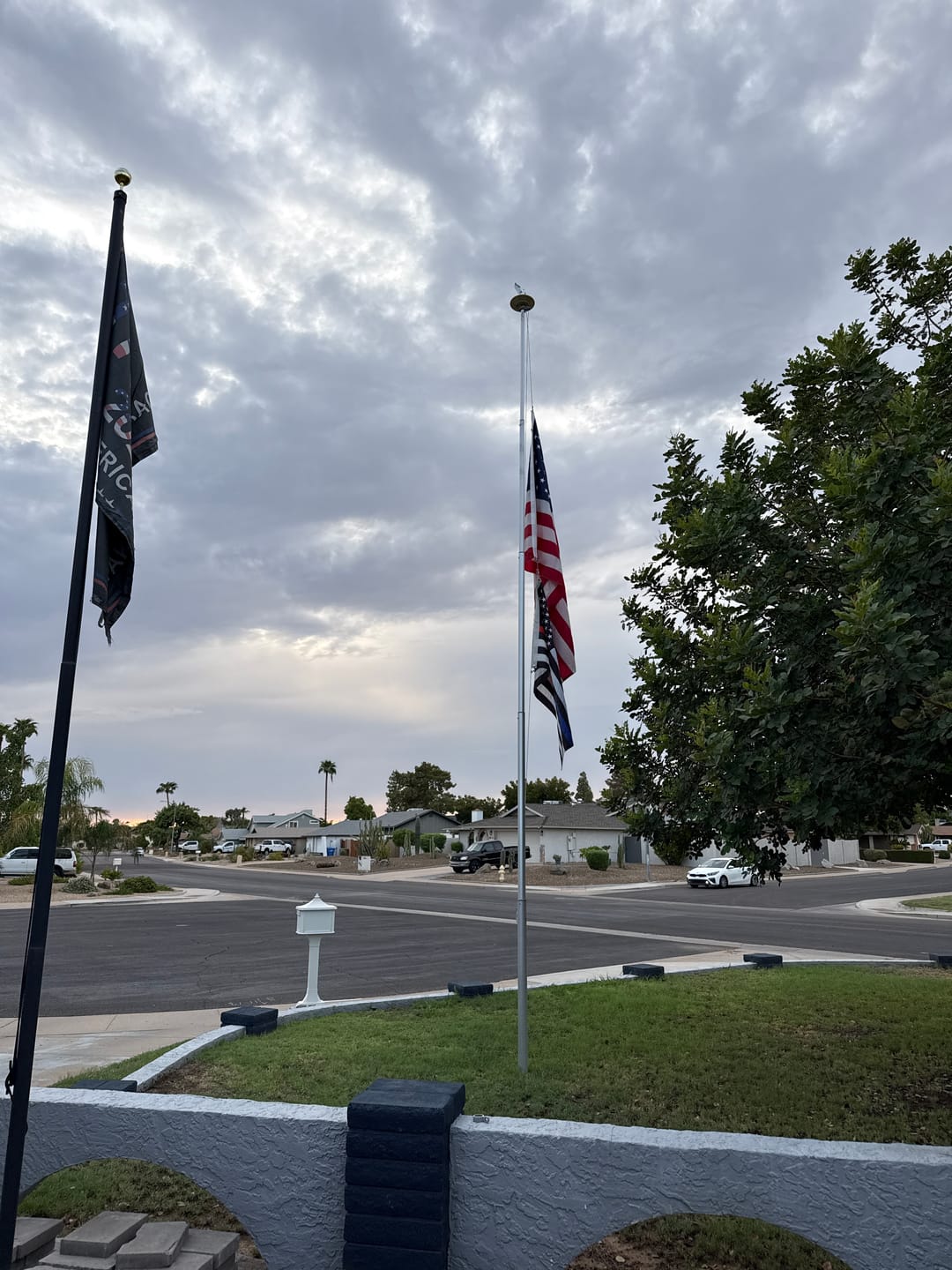 Customer photo review of 5' x 8' American Flag