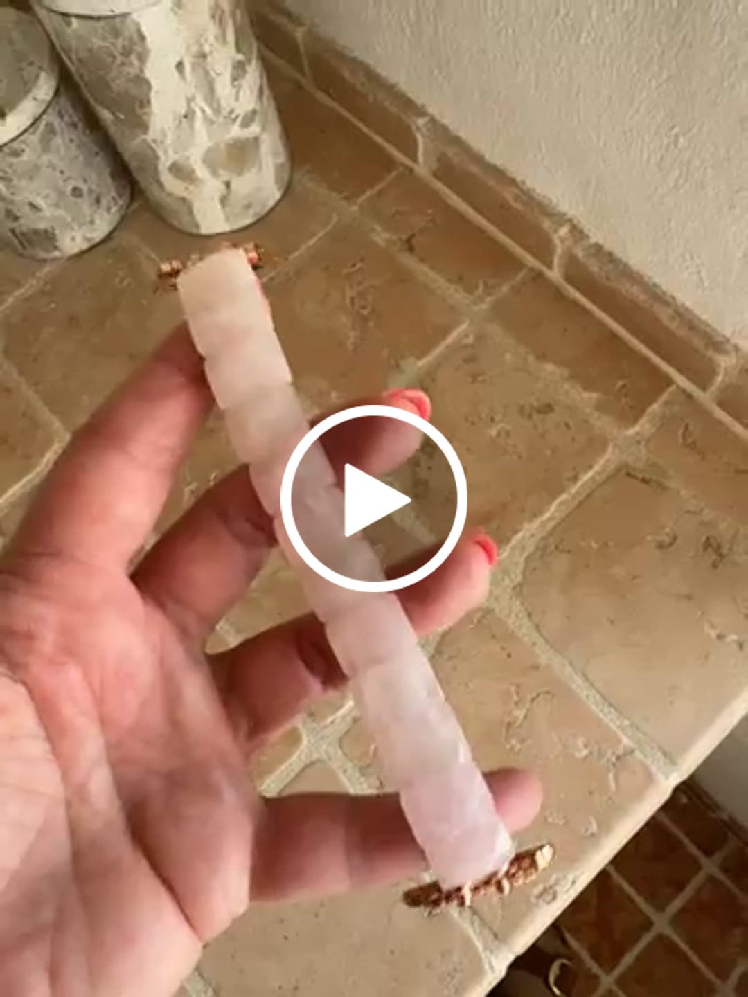 Customer video review of Blush Love Quartz Stretch Apple Watch Strap