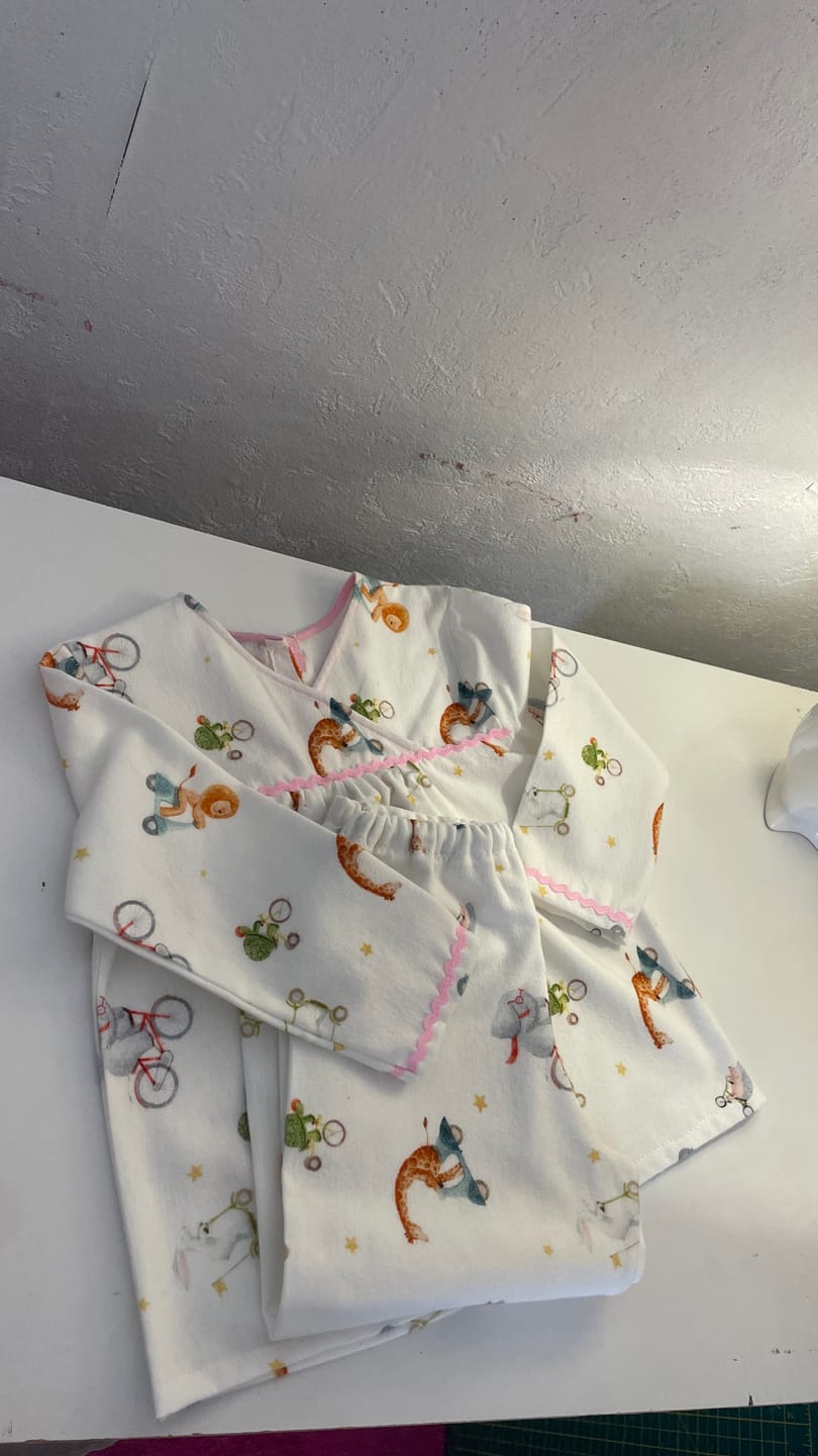 Customer photo review of Starry Riders Brushed Cotton Fabric