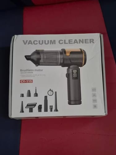 Customer photo review of Car Vacuum Cleaner – Mini Cordless Handheld + Air Duster
