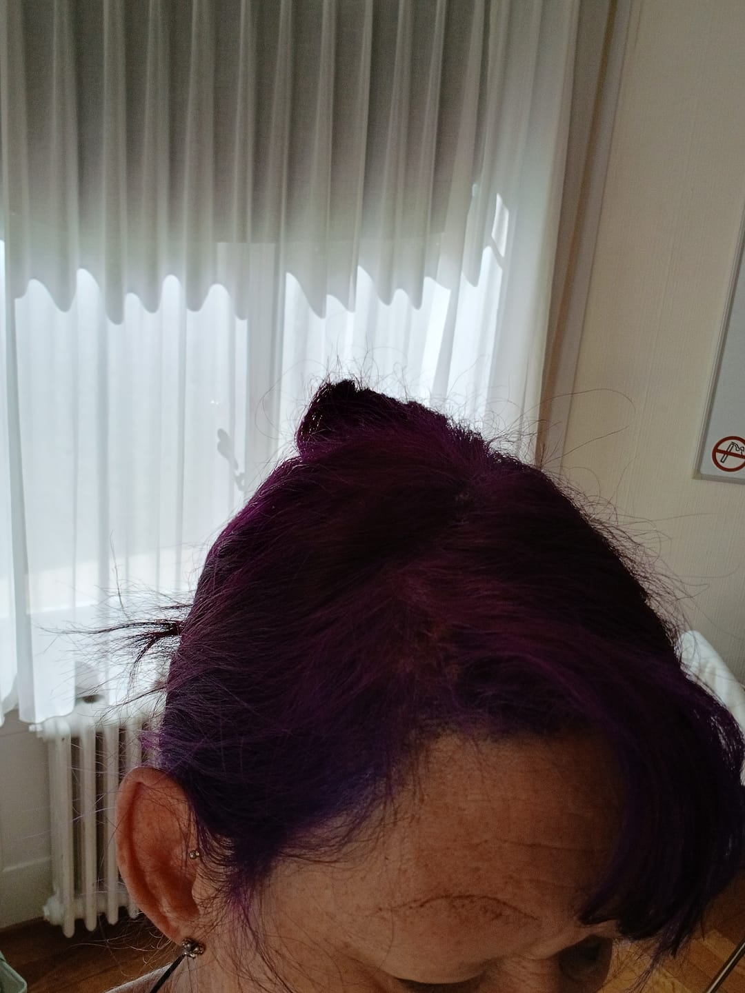 Customer photo review of Mattie Violet Purple - Vegan Semi-Permanent Direct Dye Hair Color Cream 210 ml