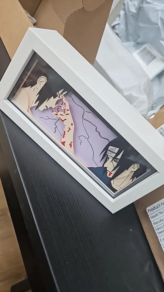 Customer photo review of 3D Anime Papercut LED Lightbox