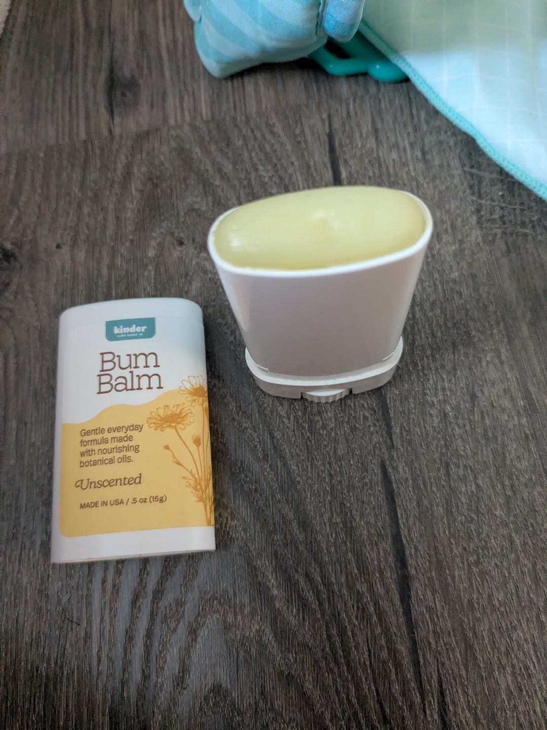 Customer photo review of Unscented - Bum Balm - Cloth Diaper Safe - Zinc Free