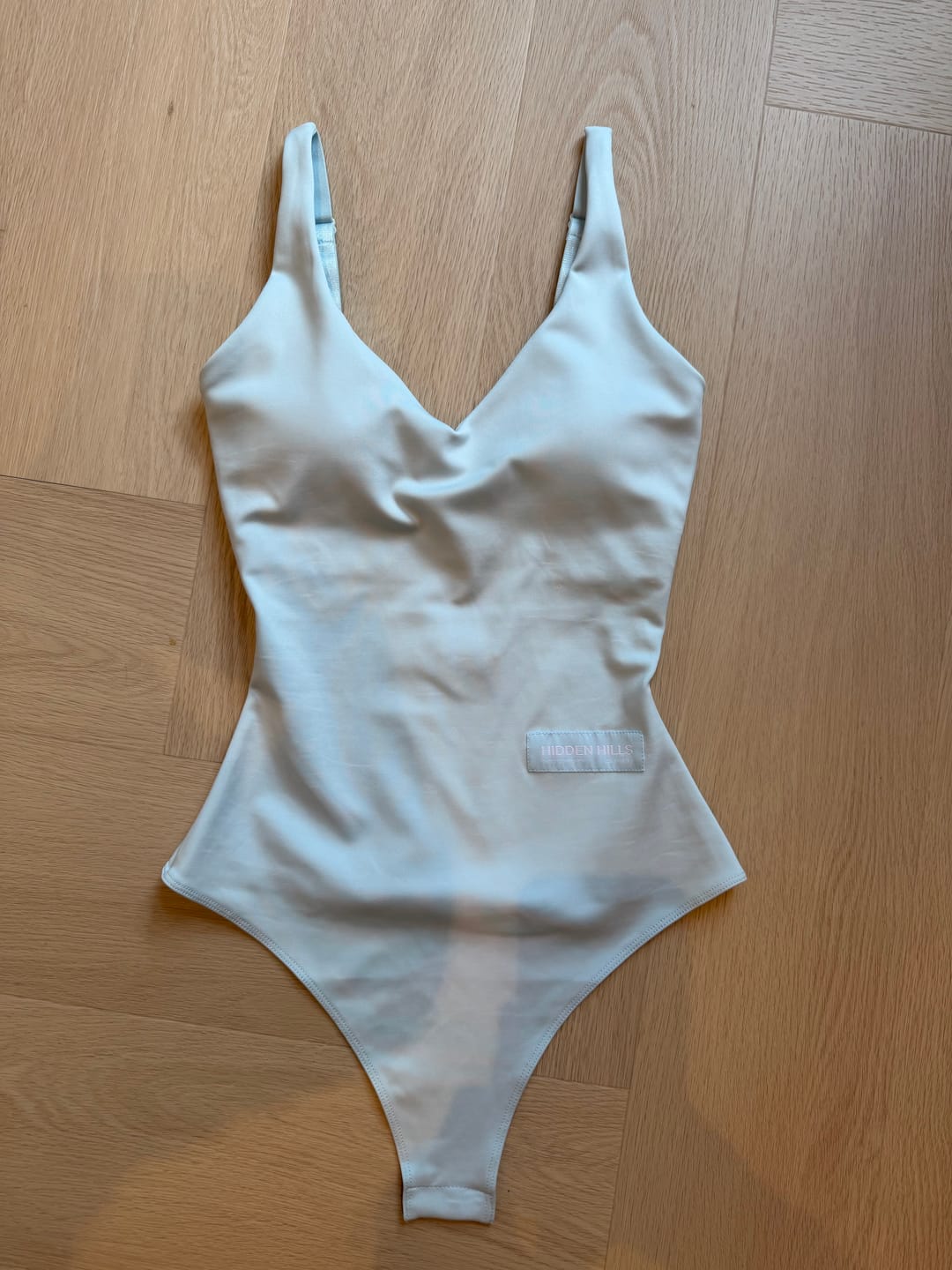 Customer photo review of LABEL BODYSUIT LIGHT BLUE