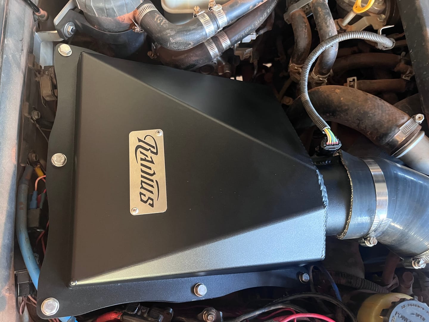 Customer photo review of Custom Air box to suit Toyota Landcruiser 200 Series VDJ Diesel LC200