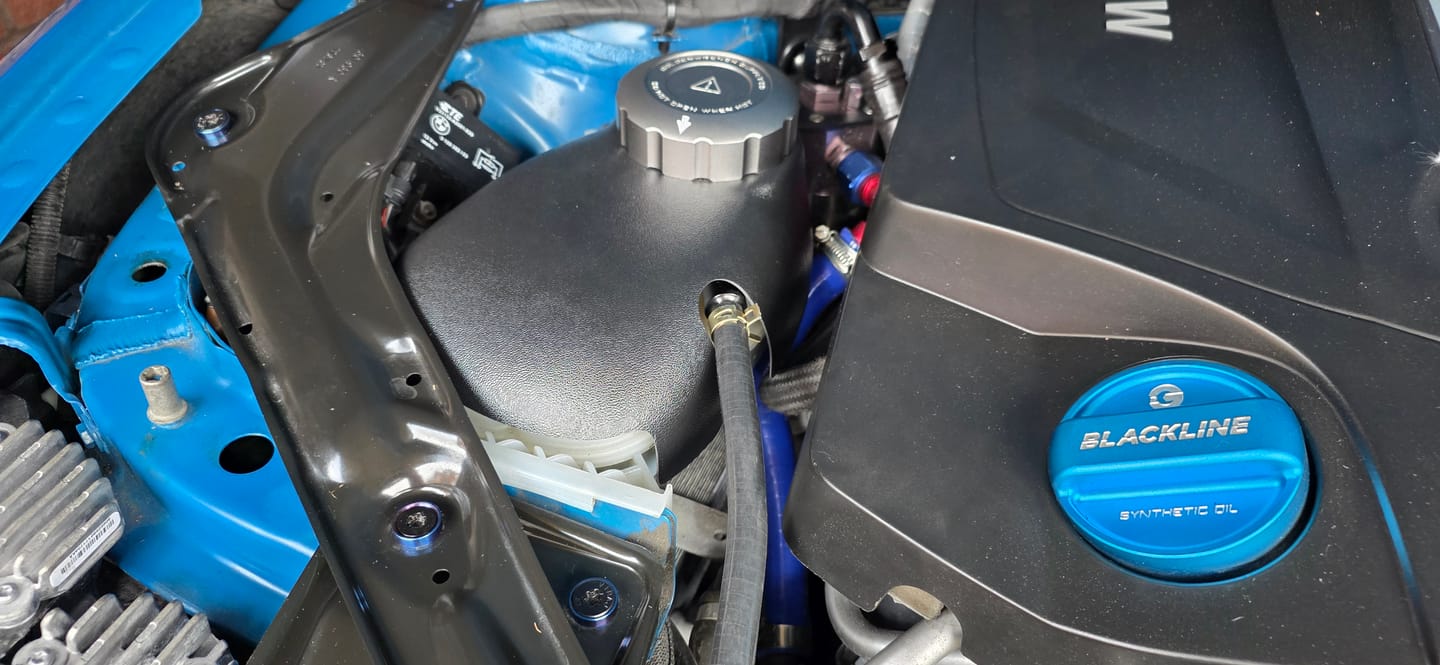 Customer photo review of BMW Coolant Tank Cover (N55 Engine)