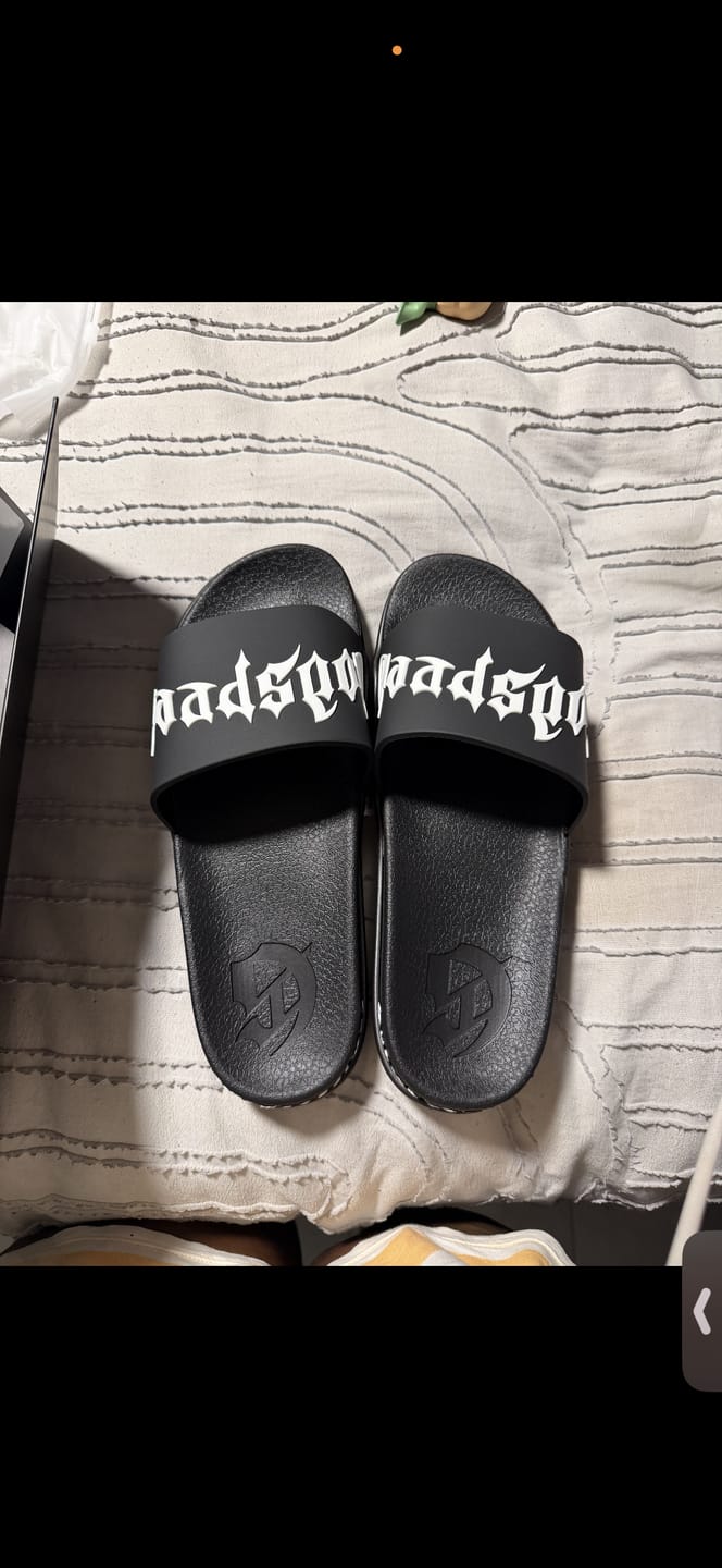 Customer photo review of Godspeed V2 OG Logo Slides Black
