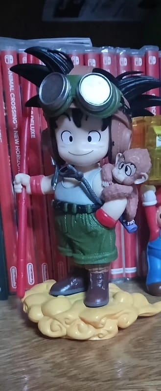 Customer photo review of Goku Young Adventurer "Journey to the West" Style 16cm Figure with Power Pole, Flying Nimbus & Small Monkey Companion