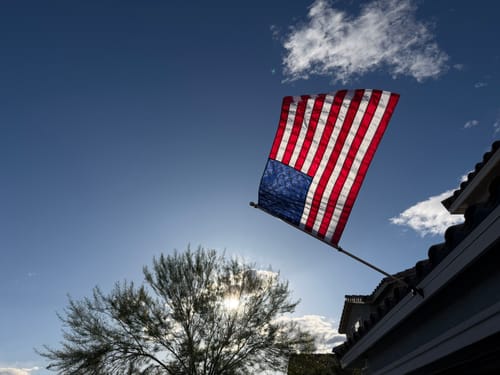 Customer photo review of 3' x 5' American Flag